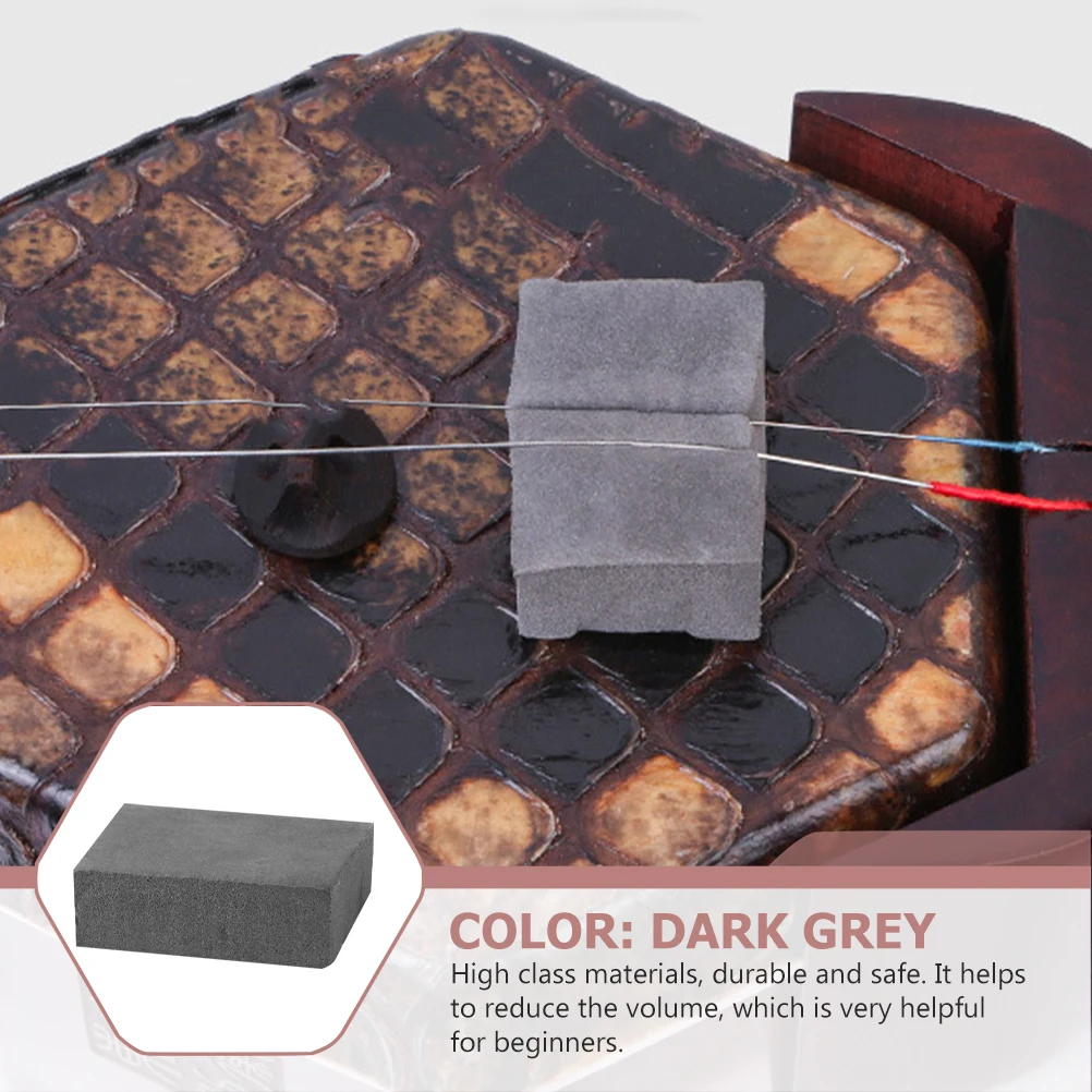 4pcs Noise Absorbing Erhu Mute Filter Sponge Pad Dark Grey Sound Dampening Wear Resistant Scratch Protection for Beginners
4pcs Noise Absorbing Erhu Mute Filter Sponge Pad Dark Grey Sound Dampening Wear Resistant Scratch Protection for Beginners