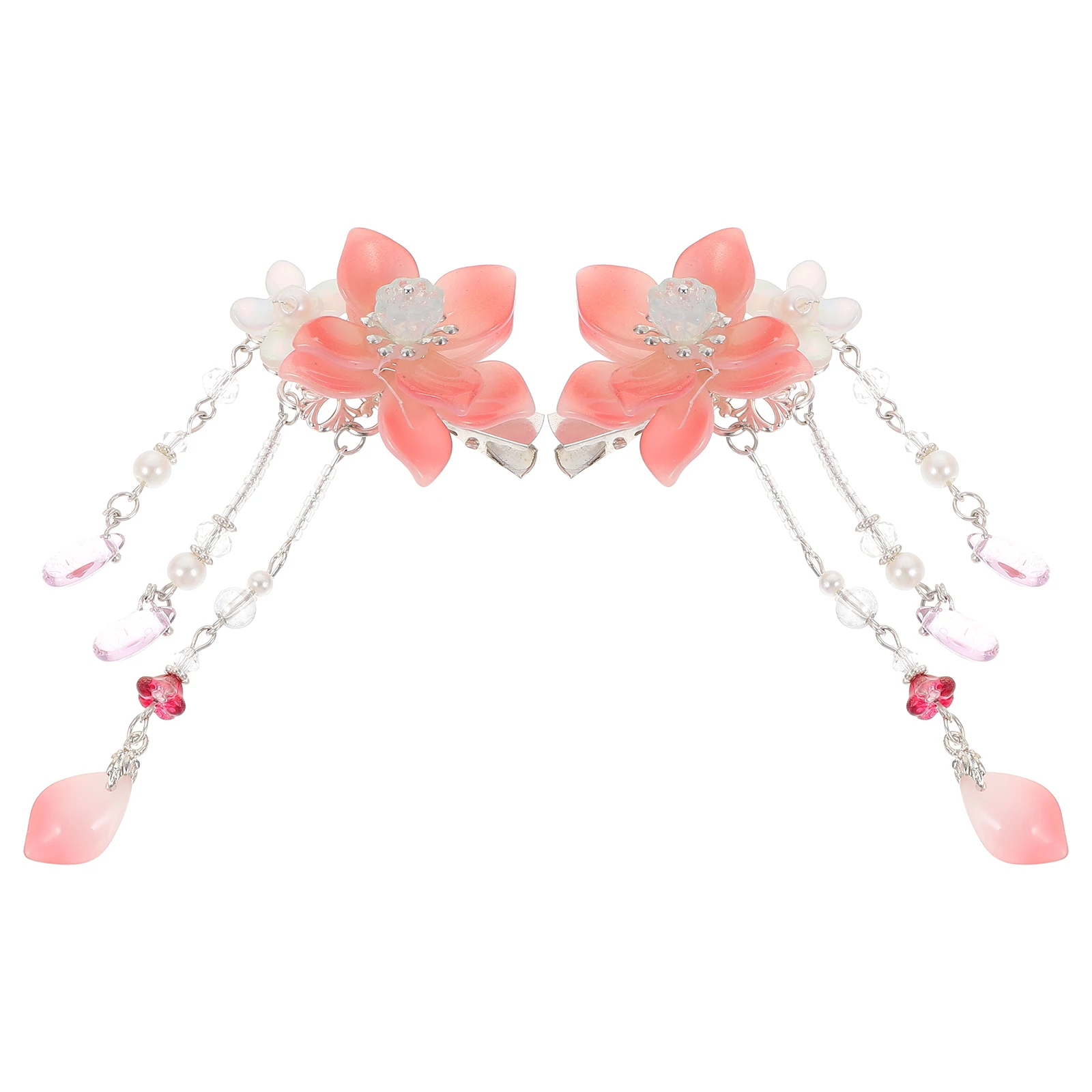 1 Pair Flower Tassel Chinese Accessories Hanfu Barrettes Durable Ancient Style Elegant Gift For Women Girls Party
1 Pair Flower Tassel Chinese Accessories Hanfu Barrettes Durable Ancient Style Elegant Gift For Women Girls Party
