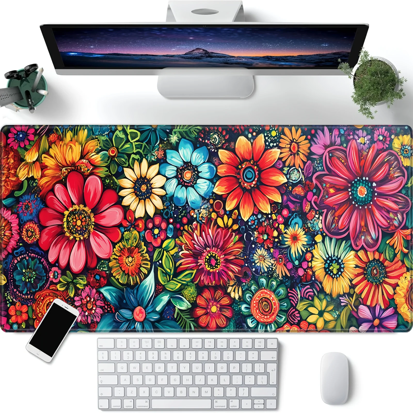 Colorful Floral Mouse Pad Large Rubber Desk Mat for Laptop Desktop Office Home Playmat Computer Mat Mousepad 900x400 Setup
Colorful Floral Mouse Pad Large Rubber Desk Mat for Laptop Desktop Office Home Playmat Computer Mat Mousepad 900x400 Setup