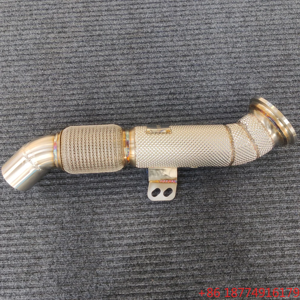High Performance MM OBM Catted Heat Shield Free Flow Downpipe for X7 B58 3.0T G07 2019--
High Performance MM OBM Catted Heat Shield Free Flow Downpipe for X7 B58 3.0T G07 2019--
