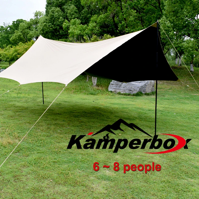 Kamperbox Camping Tent Outdoor Sun Shelter Beach Tent Sun shadow Camping Shelter 5-8 people
Kamperbox Camping Tent Outdoor Sun Shelter Beach Tent Sun shadow Camping Shelter 5-8 people
