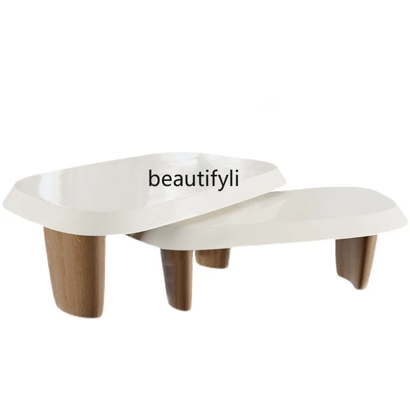 Paint Living Room Coffee Table Designed by a Maestro round Designer Retractable Tea Table Side Table Combination
Paint Living Room Coffee Table Designed by a Maestro round Designer Retractable Tea Table Side Table Combination