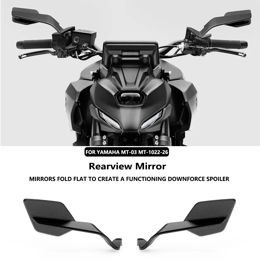 New Motorcycle Accessories Mirror Wind Wing side Rearview Reversing mirror For YAMAHA MT-03 MT03 MT-10 mt03 2022-2026
New Motorcycle Accessories Mirror Wind Wing side Rearview Reversing mirror For YAMAHA MT-03 MT03 MT-10 mt03 2022-2026