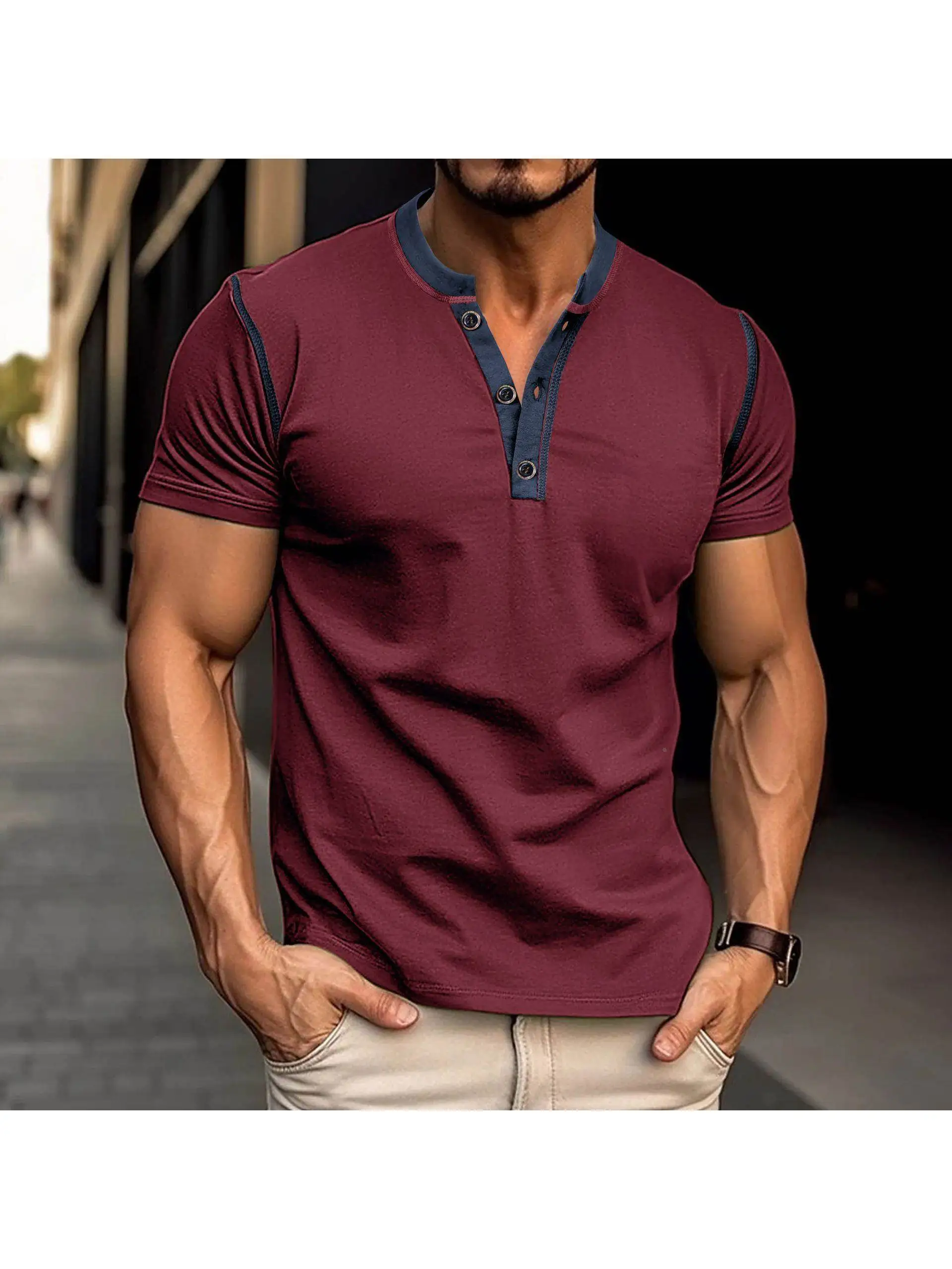 Summer Men's ort Sve irt round Ne T-irt Breathable Polyester Fiber Thin Sle Daily Wear Youth Faion Commute Sle
Summer Men's ort Sve irt round Ne T-irt Breathable Polyester Fiber Thin Sle Daily Wear Youth Faion Commute Sle