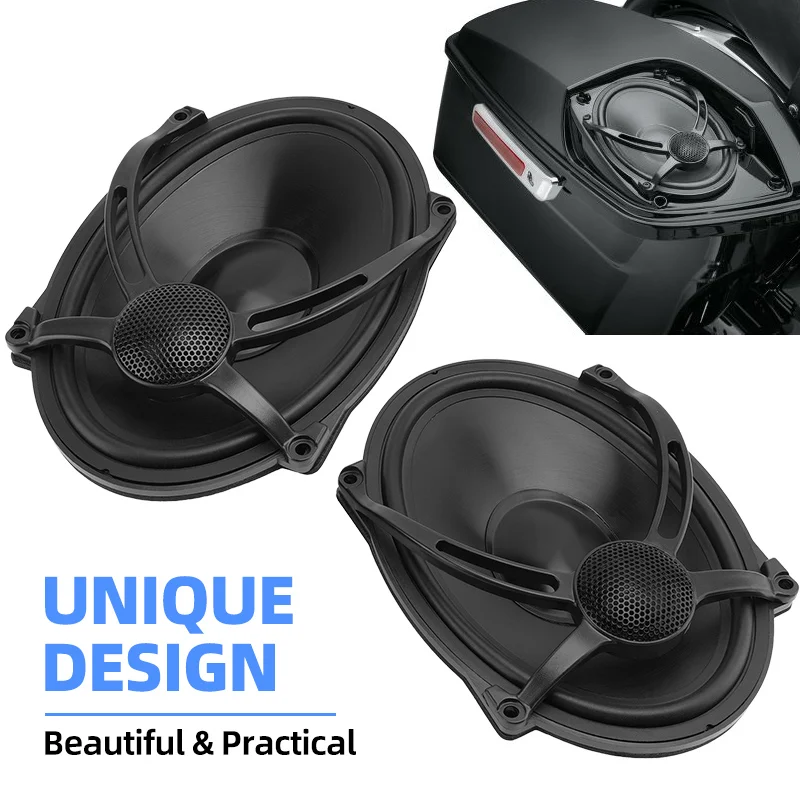 Motorcycle 5"x7" Saddlebag Lid Speakers For Harley Touring Electra Glide Street Glide Road Glide Road King 1994-2023
Motorcycle 5"x7" Saddlebag Lid Speakers For Harley Touring Electra Glide Street Glide Road Glide Road King 1994-2023