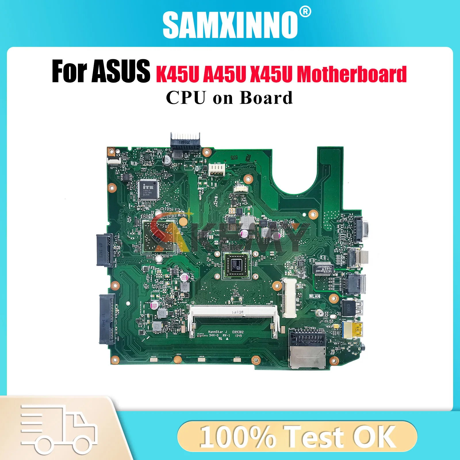 Материнская плата для ноутбука X45U для ASUS VivoBook A45U X45U K45U X45U, материнская плата для ноутбука с процессором, 100% тестирование, ОК, быстрая доставка, stk
Материнская плата для ноутбука X45U для ASUS VivoBook A45U X45U K45U X45U, материнская плата для ноутбука с процессором, 100% тестирование, ОК, быстрая доставка, stk