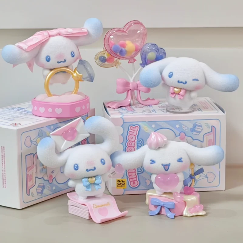 Authentic Cinnamoroll Full Of Love Series Blind Box Cute Flocked Figurine Desktop Ornament Decoration Surprise Gifts
Authentic Cinnamoroll Full Of Love Series Blind Box Cute Flocked Figurine Desktop Ornament Decoration Surprise Gifts