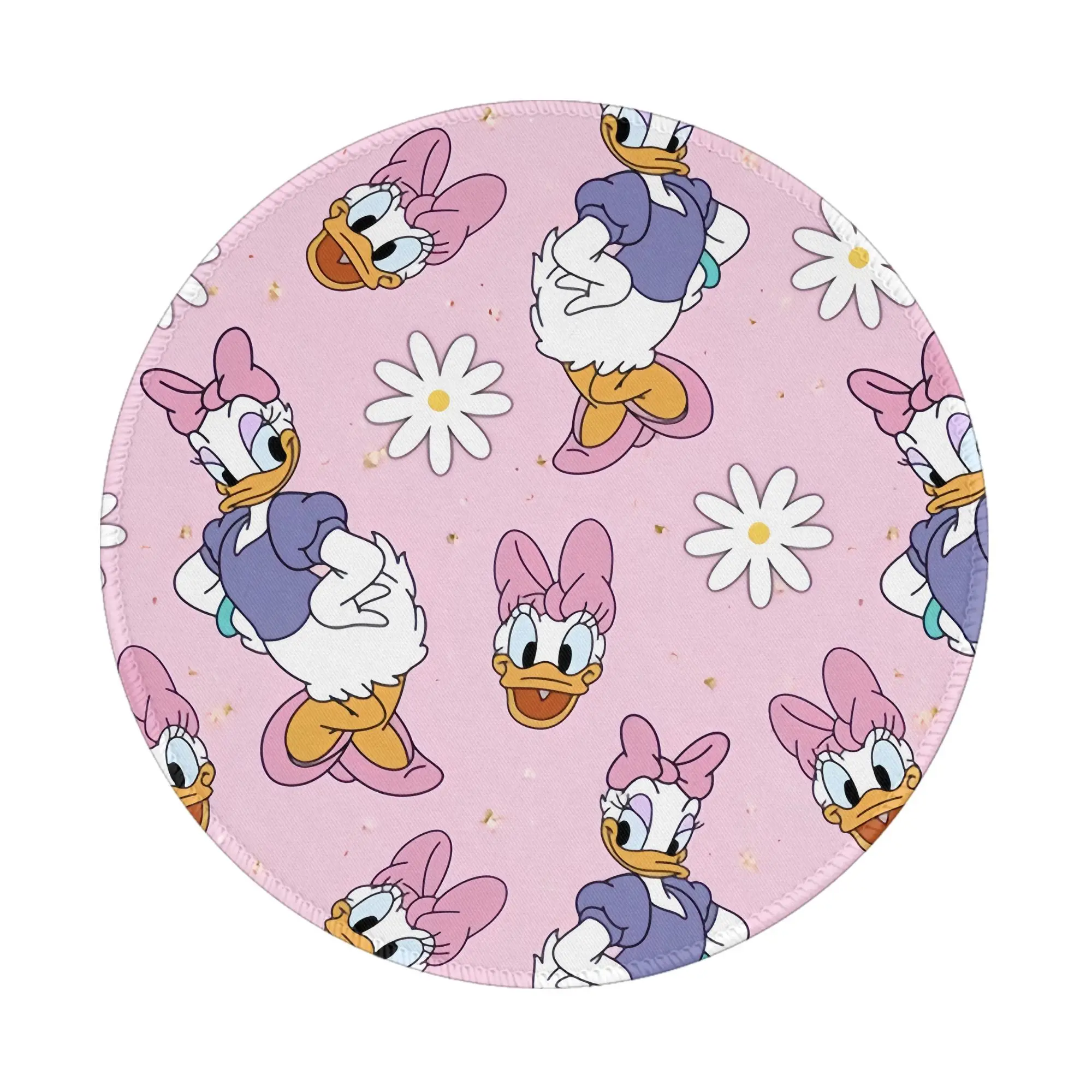 Круглый мини-коврик для мыши Daisy Duck, противоскользящий коврик, настольный 8-дюймовый игровой компьютерный коврик, игровой резиновый коврик для мыши 
Круглый мини-коврик для мыши Daisy Duck, противоскользящий коврик, настольный 8-дюймовый игровой компьютерный коврик, игровой резиновый коврик для мыши