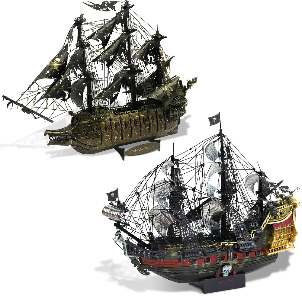 Piececool 3D Metal Puzzles Pirate Ship Building Blocks The Queen Anne's Revenge DIY Boat Toys Jigsaw Christmas Gifts for Adult
Piececool 3D Metal Puzzles Pirate Ship Building Blocks The Queen Anne's Revenge DIY Boat Toys Jigsaw Christmas Gifts for Adult