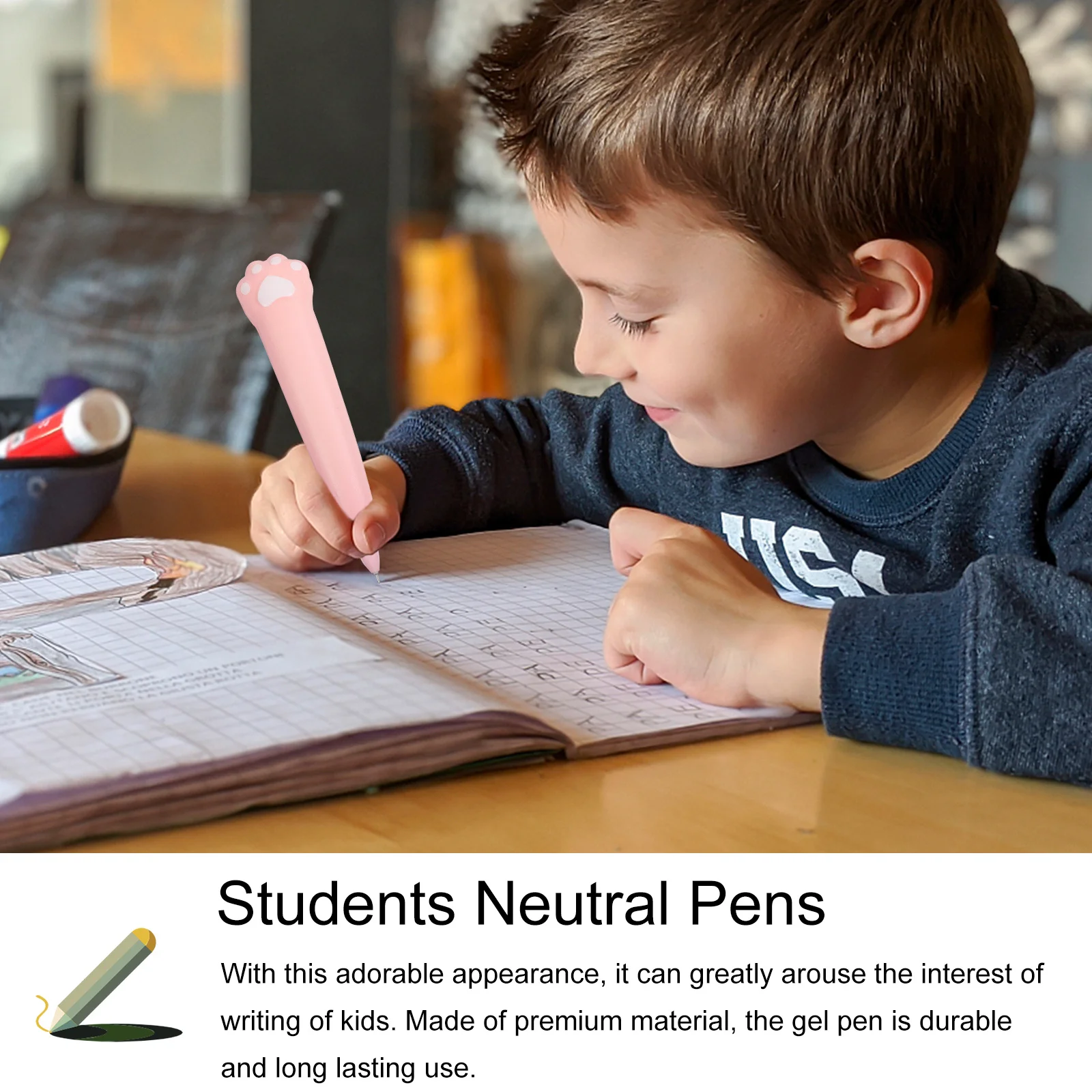 2 Pcs Stress Relief Students Decompression Gel Pens Plastic School Cartoon Cat Paw
2 Pcs Stress Relief Students Decompression Gel Pens Plastic School Cartoon Cat Paw