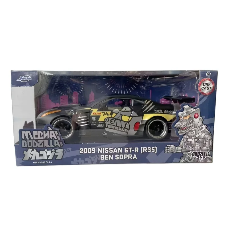 JADA 1/24 Speed and Passion Joint Godzilla Nissan GTR35 Rare Matte Alloy Car Model Ornament
JADA 1/24 Speed and Passion Joint Godzilla Nissan GTR35 Rare Matte Alloy Car Model Ornament