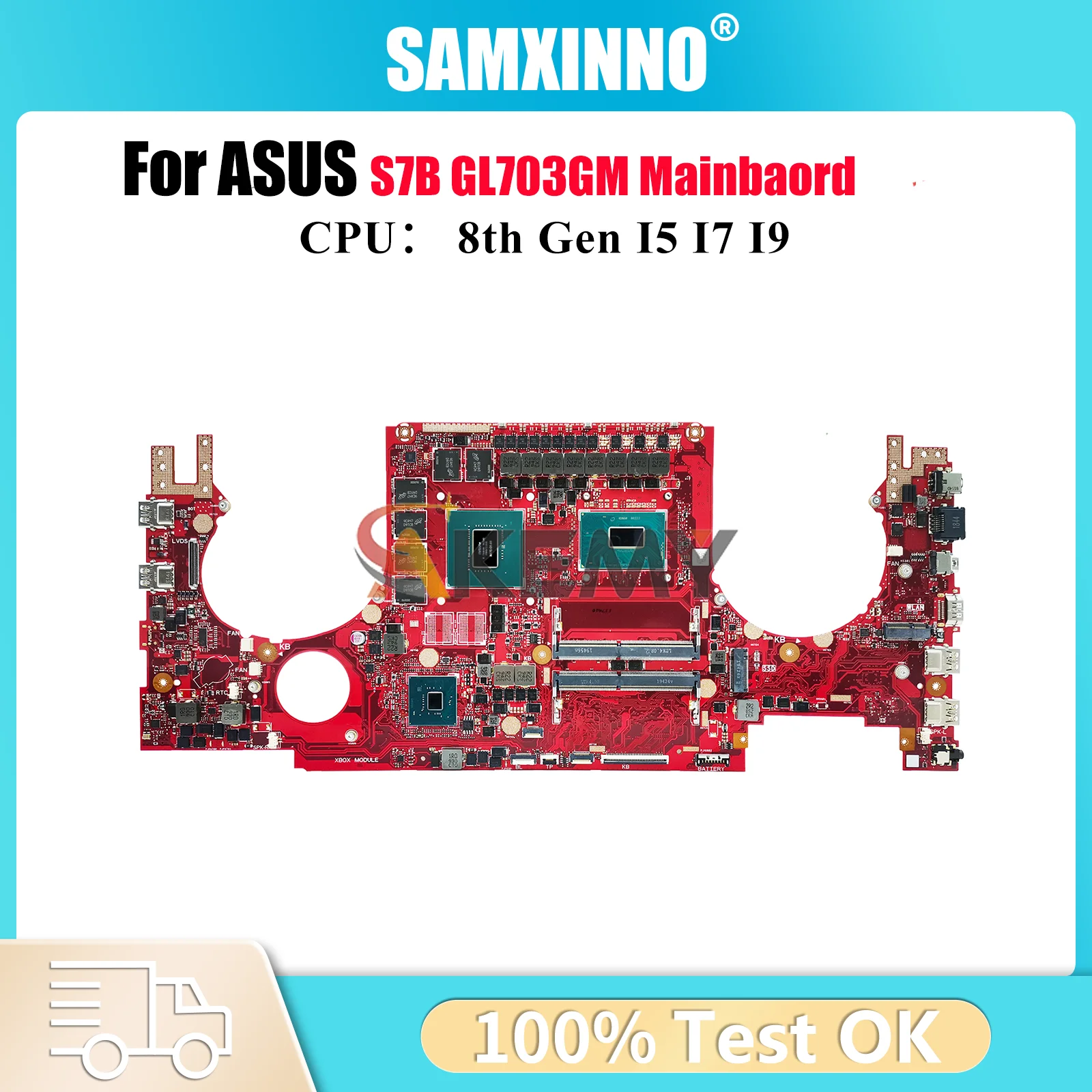 Материнская плата для ноутбука GL703GS для ASUS ROG Strix GL703G S7B GL703GM, материнская плата для ноутбука с процессором I5 I7 I9, 100% тестирование, ОК, быстрая доставка
Материнская плата для ноутбука GL703GS для ASUS ROG Strix GL703G S7B GL703GM, материнская плата для ноутбука с процессором I5 I7 I9, 100% тестирование, ОК, быстрая доставка