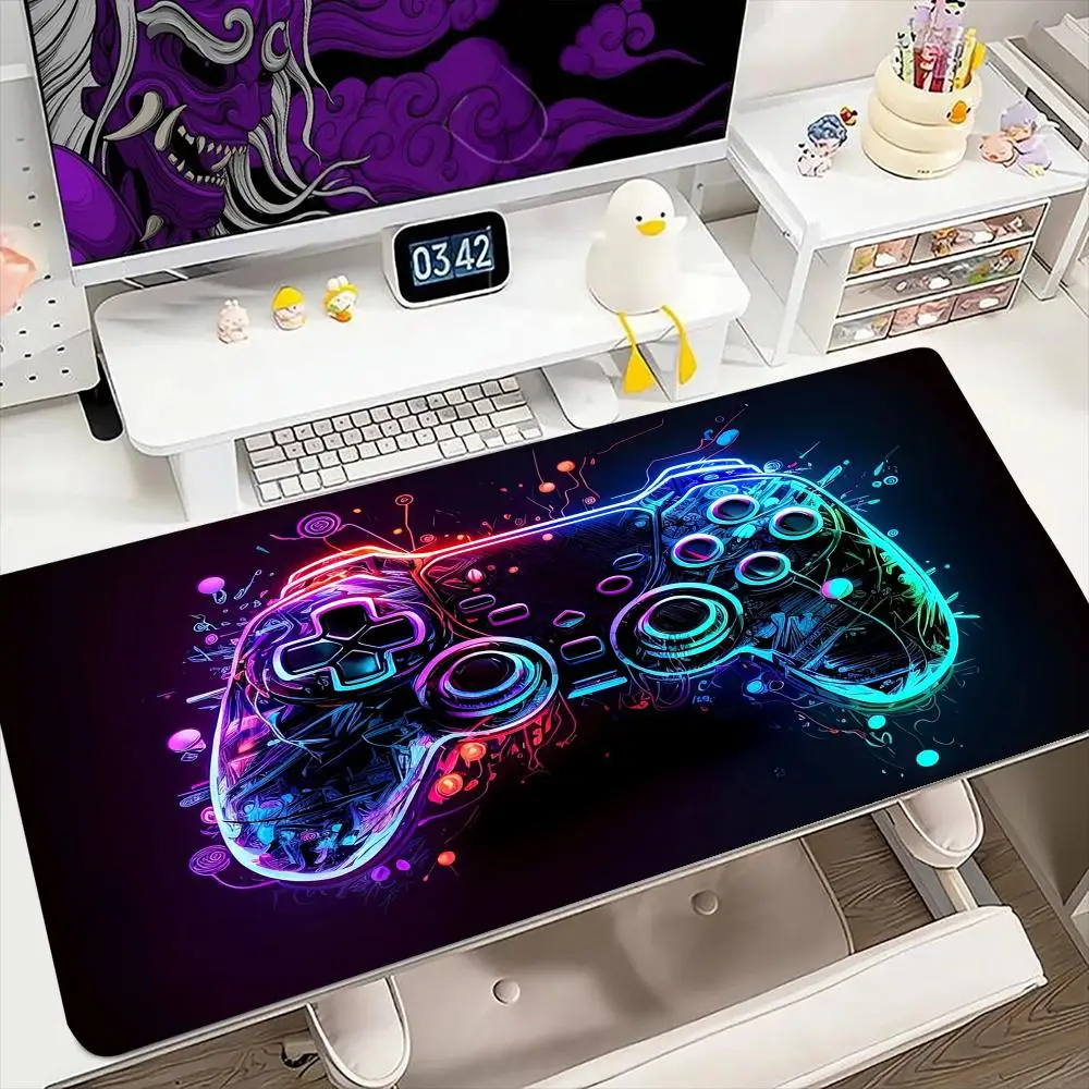 Неоновый игровой коврик для мыши 900x400 мм, большой игровой коврик для мыши, клавиатура, геймерский резиновый коврик против морщин, противоскользящий нижний настольный коврик
Неоновый игровой коврик для мыши 900x400 мм, большой игровой коврик для мыши, клавиатура, геймерский резиновый коврик против морщин, противоскользящий нижний настольный коврик