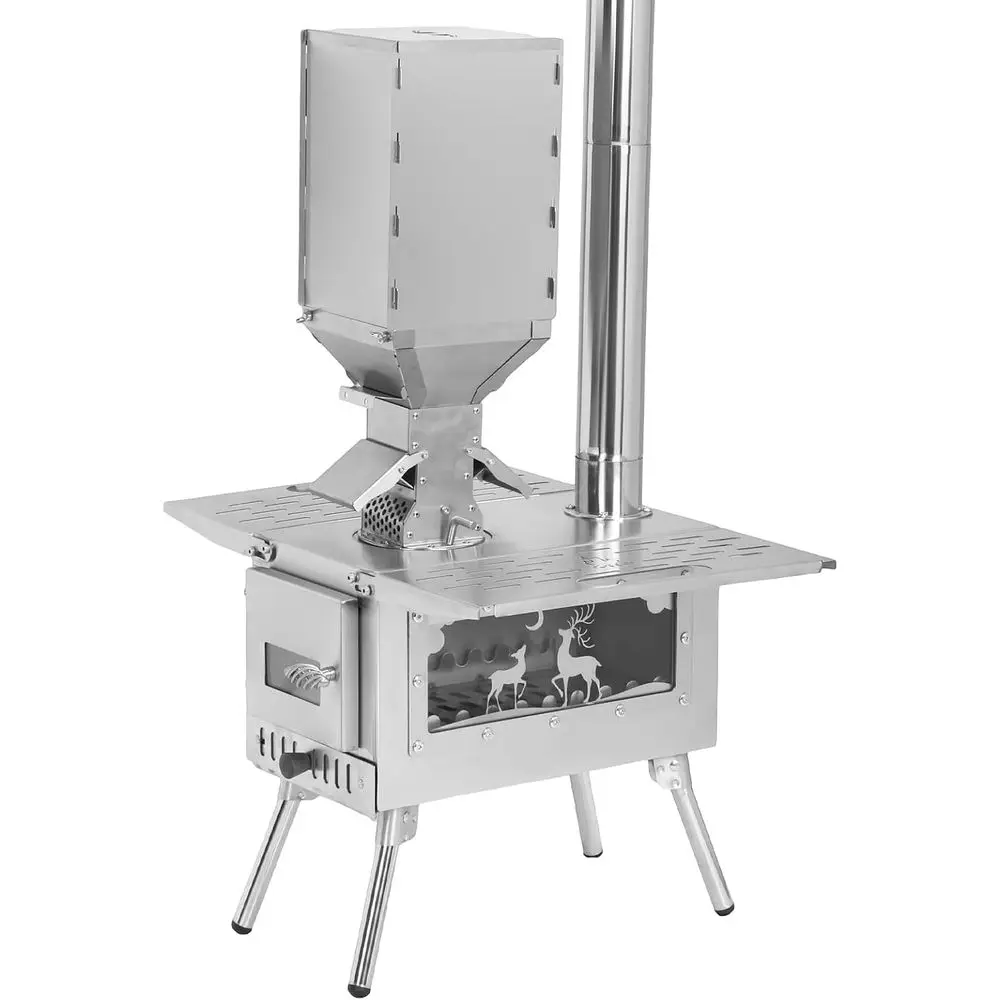 Портативная уличная печь на пеллетах с дымоходом, из нержавеющей стали, идеальна для приготовления пищи и обогрева в походах и приключениях на природе
Портативная уличная печь на пеллетах с дымоходом, из нержавеющей стали, идеальна для приготовления пищи и обогрева в походах и приключениях на природе