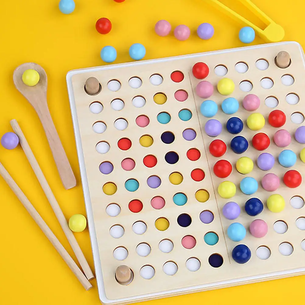 1Set Kids Wooden Beads Sorting Puzzle Early Education Hand Eye Coordination Cognitive Colorful Matching Development
1Set Kids Wooden Beads Sorting Puzzle Early Education Hand Eye Coordination Cognitive Colorful Matching Development