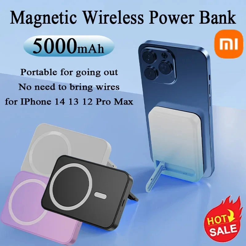 Xiaomi 10000mAh Portable Power Bank Macsafe Wireless Charger Auxiliary Spare External Magnetic Battery forIPhone14 13 12 Pro Max
Xiaomi 10000mAh Portable Power Bank Macsafe Wireless Charger Auxiliary Spare External Magnetic Battery forIPhone14 13 12 Pro Max