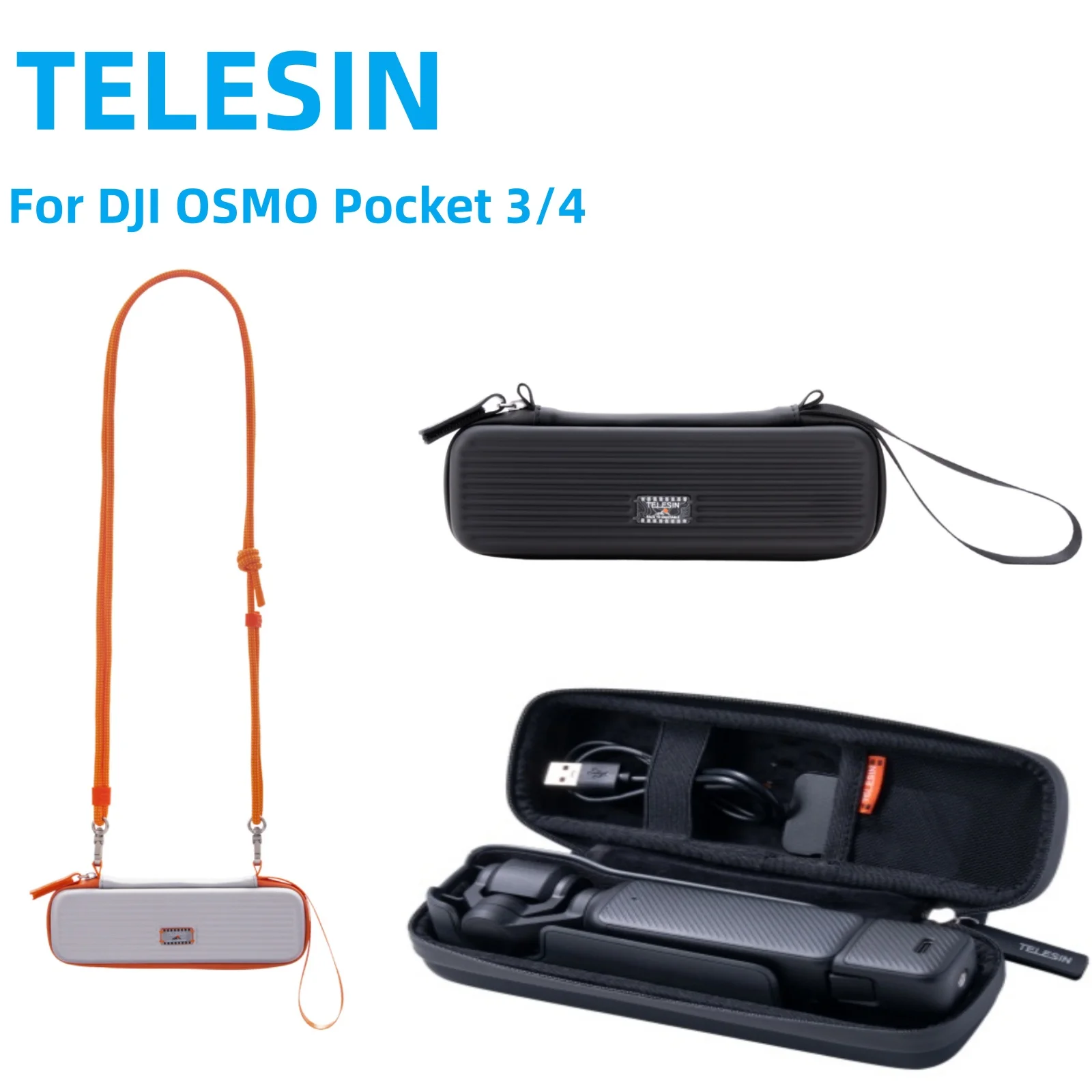 TELESIN Storage Bag Camera Shoulder Protection Bag Portable Travel Prevention Handbag Case For DJI OSMO Pocket 4 3 Crossbody Bag
TELESIN Storage Bag Camera Shoulder Protection Bag Portable Travel Prevention Handbag Case For DJI OSMO Pocket 4 3 Crossbody Bag