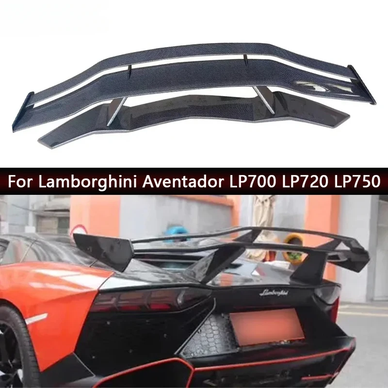 Carbon Fiber Rear Wing For Lamborghini Aventador LP700 LP720 LP750 Double Rear Trunk Lip Spoiler Wing Fins Car Body Kit
Carbon Fiber Rear Wing For Lamborghini Aventador LP700 LP720 LP750 Double Rear Trunk Lip Spoiler Wing Fins Car Body Kit