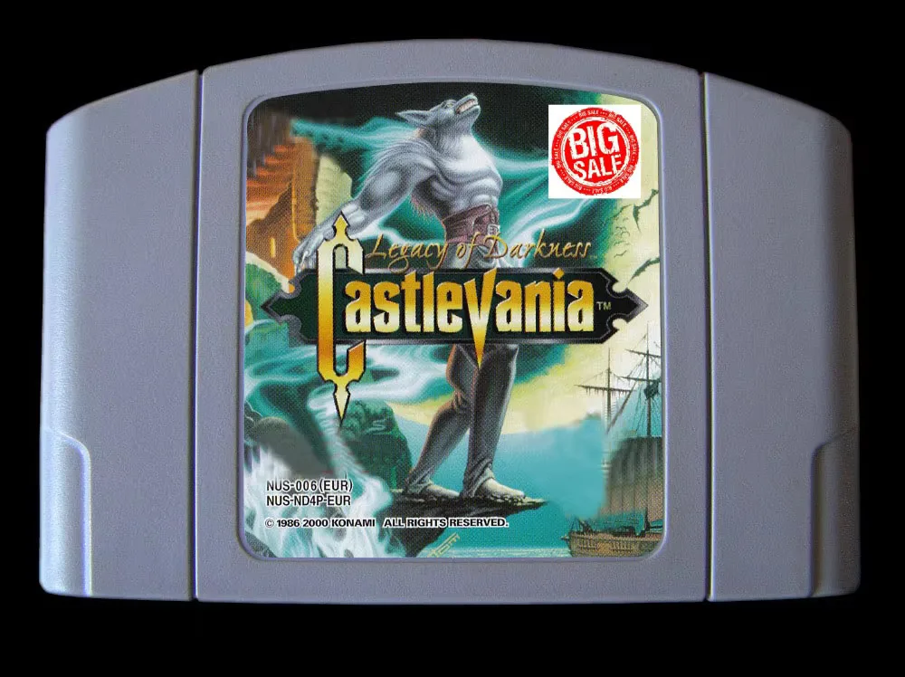 64-битные игры ** Castlevania Legacy of Darkness (английская версия PAL!!)
64-битные игры ** Castlevania Legacy of Darkness (английская версия PAL!!)