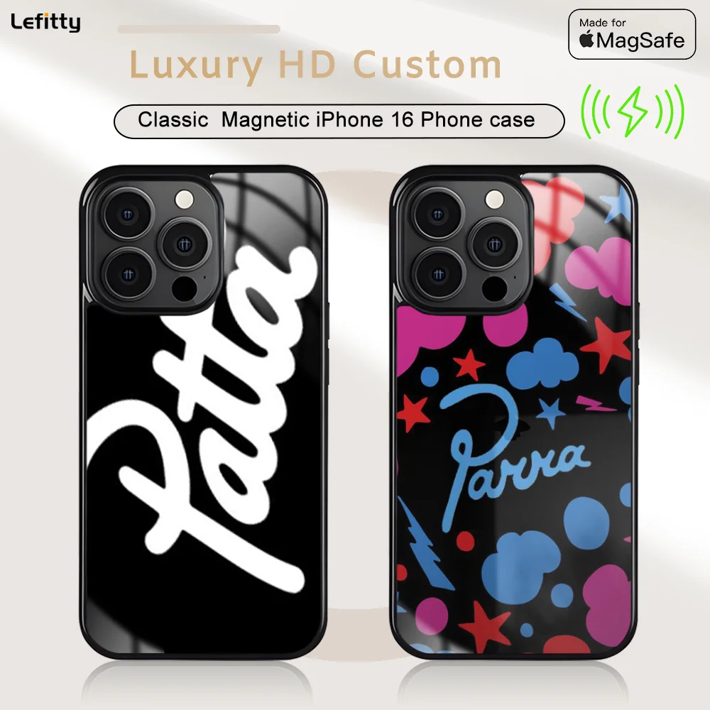 Fashion P-pattaS Design Phone Case For iPhone 16 15 14 13 12 11 Pro Max Plus Mini Magnetic Magsafe Wireless Charging Cover
Fashion P-pattaS Design Phone Case For iPhone 16 15 14 13 12 11 Pro Max Plus Mini Magnetic Magsafe Wireless Charging Cover
