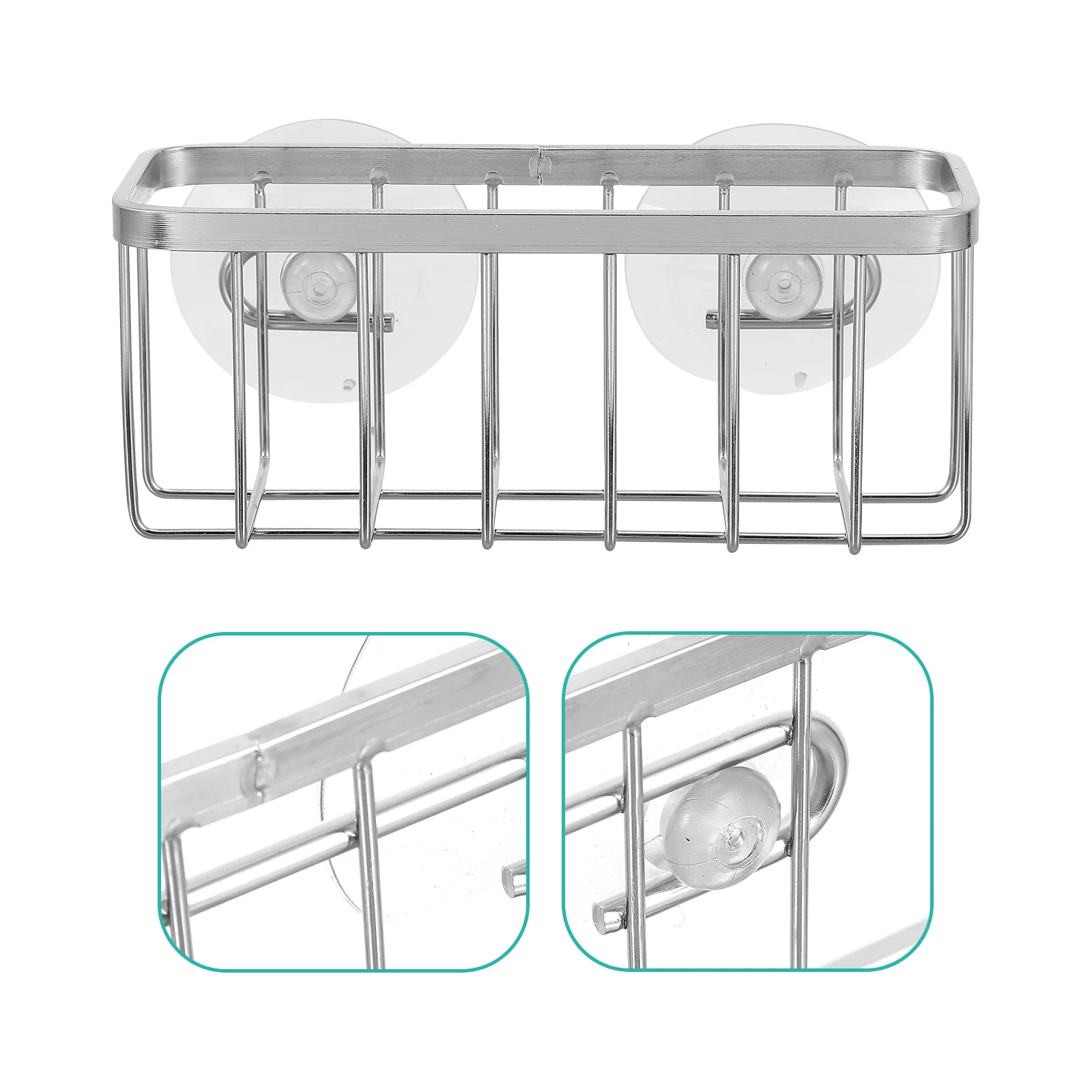 Wire Sponge Drainer Water Trough Suction Cup Organizer Rack Stainless Steel Holder for Kitchen Sink Silver
Wire Sponge Drainer Water Trough Suction Cup Organizer Rack Stainless Steel Holder for Kitchen Sink Silver