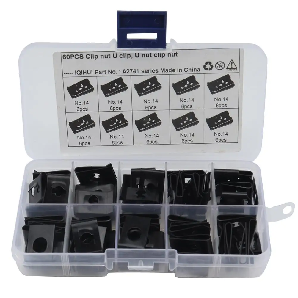 60 Pcs U-shaped Reed Fastener Clips High Elasticity Body Plastic Decorations Easy Installation Motorcycle Clips Nut Spire U Clip
60 Pcs U-shaped Reed Fastener Clips High Elasticity Body Plastic Decorations Easy Installation Motorcycle Clips Nut Spire U Clip