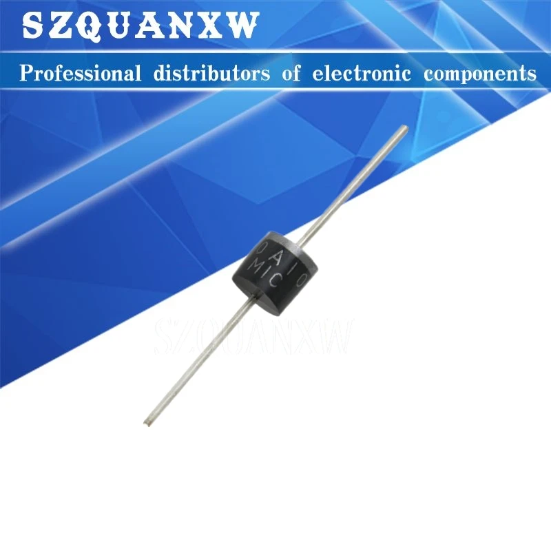 Free shipping 100PCS 10A10 1000V 10A R-6 Axial Rectifier Diode New original
Free shipping 100PCS 10A10 1000V 10A R-6 Axial Rectifier Diode New original