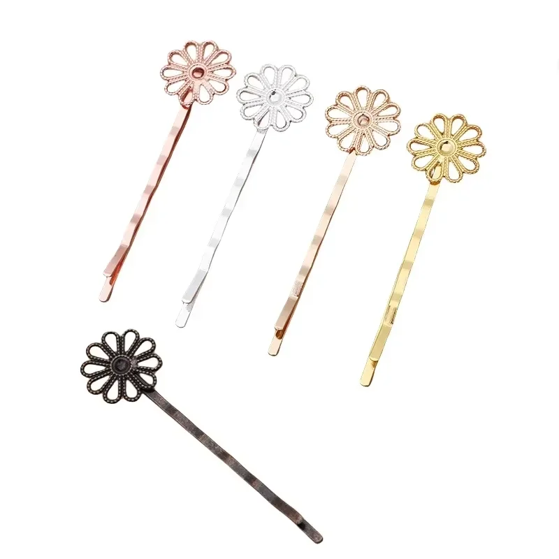 BoYuTe (50 Pieces/Lot) Metal Brass Flower Filigree Hairpin Materials Hair Barrette Diy Handmade Jewelry Accessories
BoYuTe (50 Pieces/Lot) Metal Brass Flower Filigree Hairpin Materials Hair Barrette Diy Handmade Jewelry Accessories
