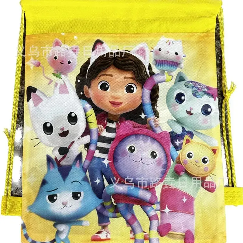 Gabby‘s Dollhouse Drawstring Bag Sports Non-woven Backpack Bundle Pocket Terylene Basketball Bags Anime Boy Birthday Gift
Gabby‘s Dollhouse Drawstring Bag Sports Non-woven Backpack Bundle Pocket Terylene Basketball Bags Anime Boy Birthday Gift