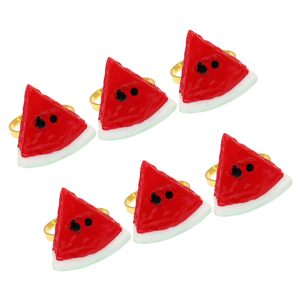 6Pcs Watermelon Napkin Rings Decorative Table Holder Summer Wedding Party Dinner Supplies Metal Buckle Festival
6Pcs Watermelon Napkin Rings Decorative Table Holder Summer Wedding Party Dinner Supplies Metal Buckle Festival