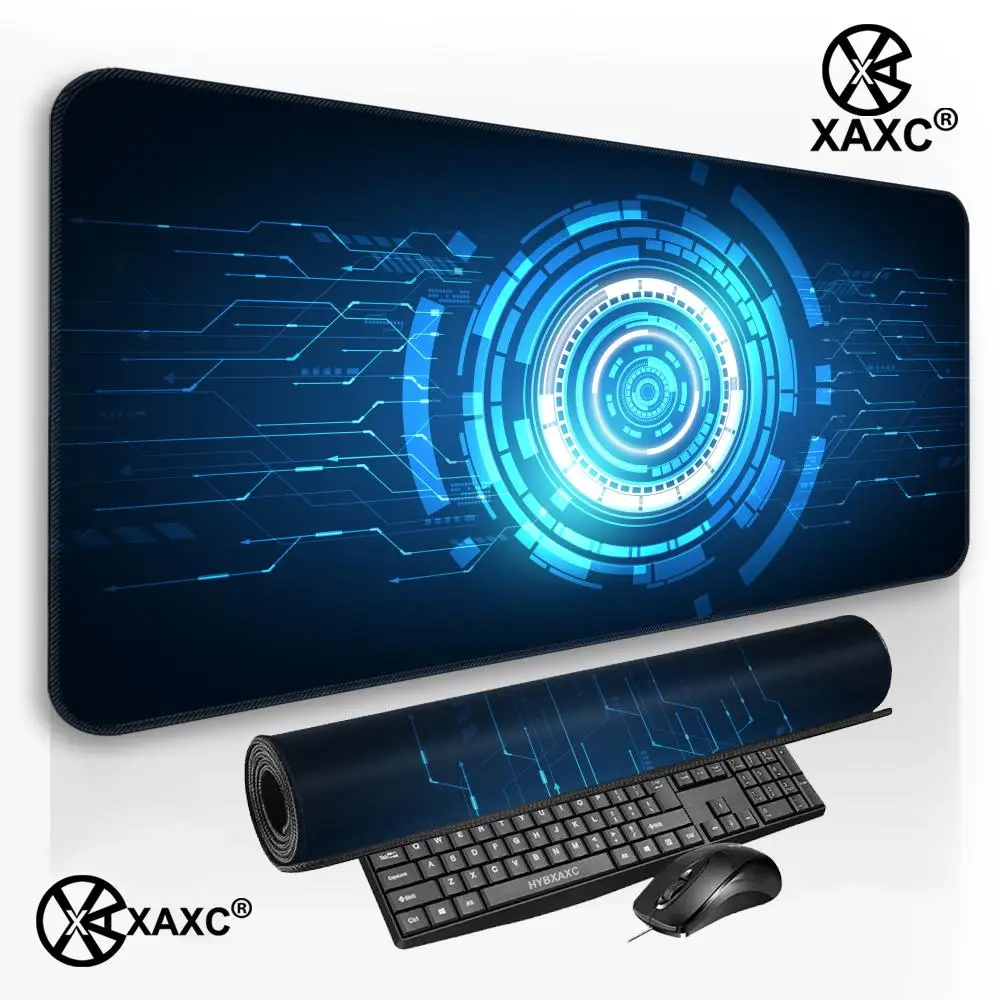 Mouse Pad Abstract Technology UI large keyboard mouse desk pad non-slip rubber gaming mouse pad laptop mouse carpet HYBXXC
Mouse Pad Abstract Technology UI large keyboard mouse desk pad non-slip rubber gaming mouse pad laptop mouse carpet HYBXXC
