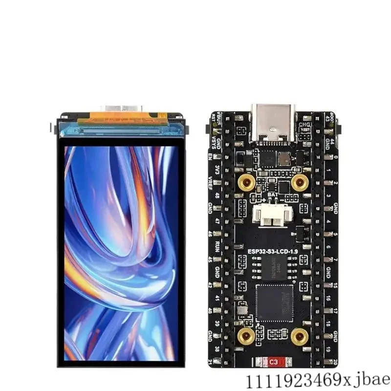ESP32-S3 WiFi BT IoT Development Board On-board 1.9-inch LCD Screen QMI8658 Six-Axis Sensor Artificial Intelligence Demo Board
ESP32-S3 WiFi BT IoT Development Board On-board 1.9-inch LCD Screen QMI8658 Six-Axis Sensor Artificial Intelligence Demo Board