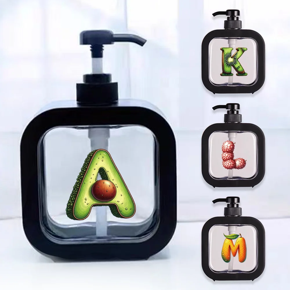 Durable Dustproof Capacity Press Lotion Bottle Suitable for Families and Traveling Fruit letter Initial Name 26 Letters Pattern
Durable Dustproof Capacity Press Lotion Bottle Suitable for Families and Traveling Fruit letter Initial Name 26 Letters Pattern