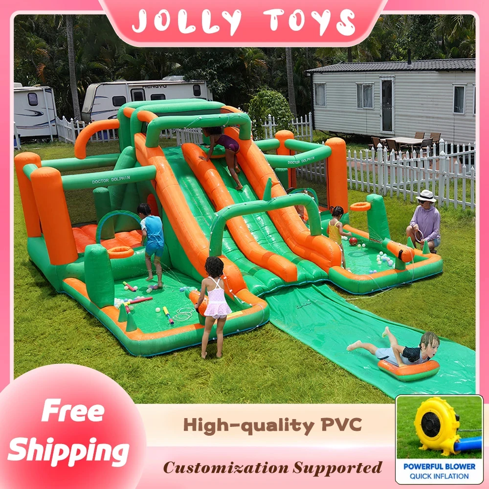 Large Inflatable Bouncy Castle with Slide Kids Jumping Trampoline Water Park Durable Oxford Cloth Bouncer for Outdoor Birthday P
Large Inflatable Bouncy Castle with Slide Kids Jumping Trampoline Water Park Durable Oxford Cloth Bouncer for Outdoor Birthday P