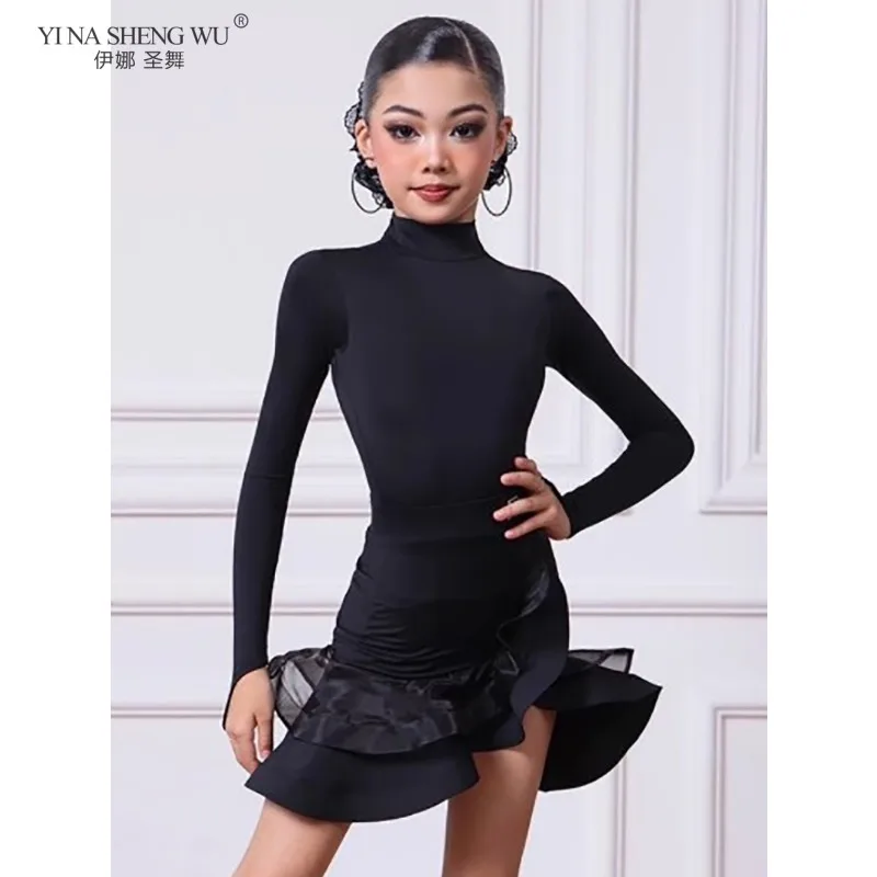 New Children's and Girls' Latin Dance Uniform Long Sleeved Mesh Backless Competition Outfit Graded Split Style Women's Ballroom
New Children's and Girls' Latin Dance Uniform Long Sleeved Mesh Backless Competition Outfit Graded Split Style Women's Ballroom