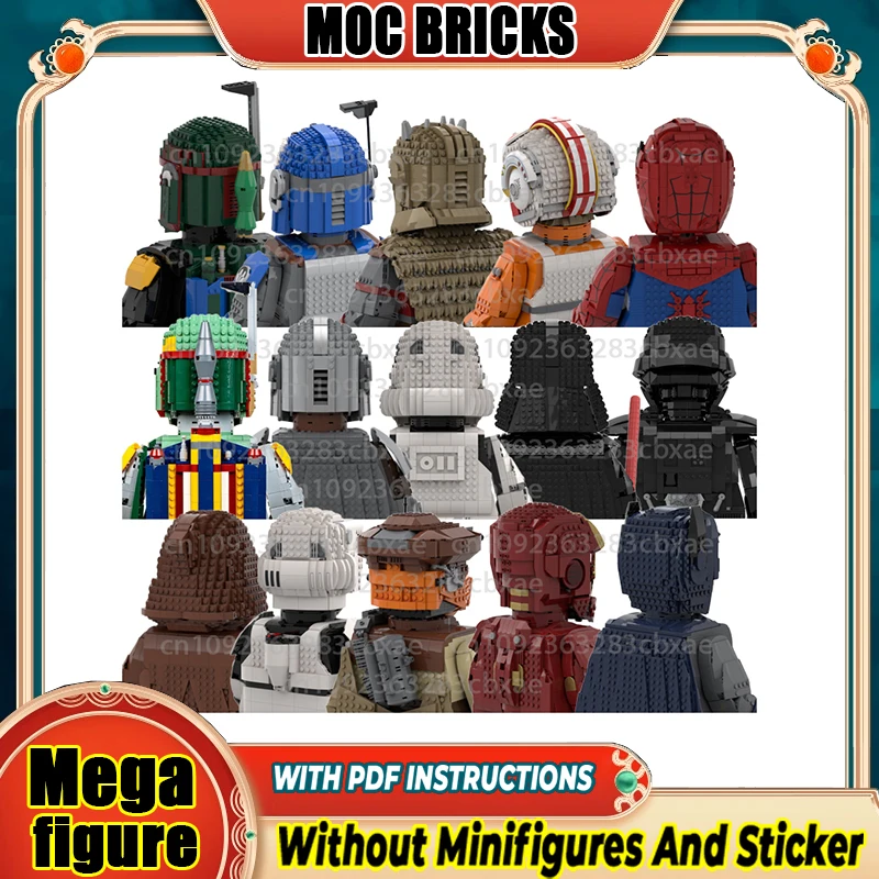 Moc Building Bricks Звезда Фильм Мегафигурка Модель Голова Шлем Технология Блоки Классические сцены из фильмов Игрушка DIY Набор Сборка Подарки
Moc Building Bricks Звезда Фильм Мегафигурка Модель Голова Шлем Технология Блоки Классические сцены из фильмов Игрушка DIY Набор Сборка Подарки