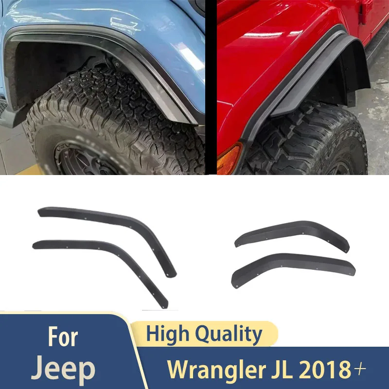 Mudguards Body Kits For Jeep Wrangler JL 2018+ Car Front Rear Wheel Fender Flares Accessories For Low/High Fender Exterior Parts
Mudguards Body Kits For Jeep Wrangler JL 2018+ Car Front Rear Wheel Fender Flares Accessories For Low/High Fender Exterior Parts