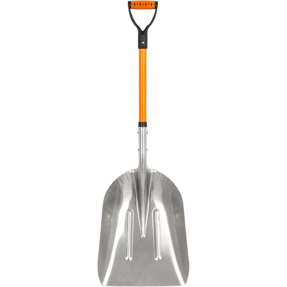 Orange 45-Inch D-Handle Metal Transfer Shovel for Driveway and Gardening
Orange 45-Inch D-Handle Metal Transfer Shovel for Driveway and Gardening
