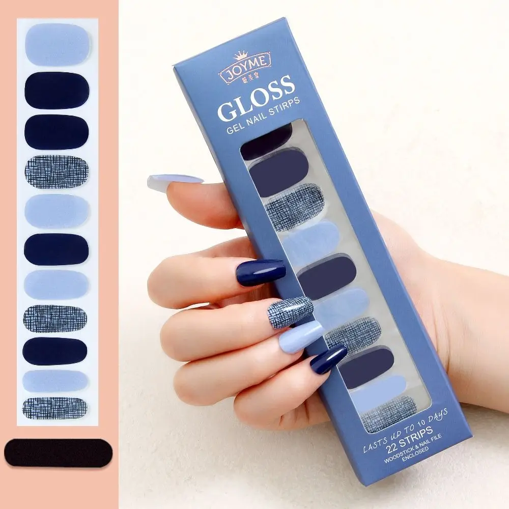 New Full Cover Semi-cured Nail Stickers Waterproof DIY Manicure Gel Nail Stickers No Baking Nail Wraps for Autumn and Winter
New Full Cover Semi-cured Nail Stickers Waterproof DIY Manicure Gel Nail Stickers No Baking Nail Wraps for Autumn and Winter