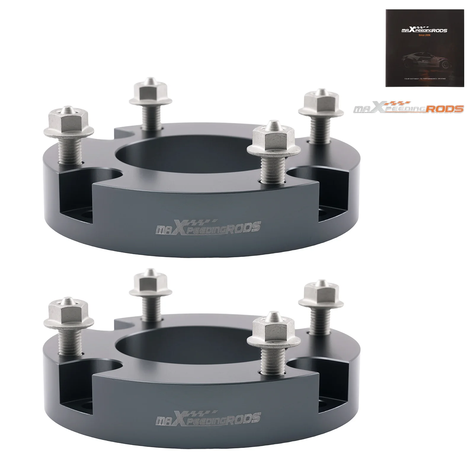 Front Lift Strut Spacers for Toyota Tacoma 4WD 2024-2025 1.5" Steel Kit
Front Lift Strut Spacers for Toyota Tacoma 4WD 2024-2025 1.5" Steel Kit