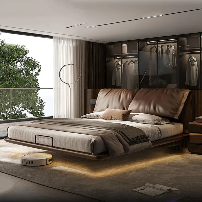 Leather Sleeping Bed Modern Sofa Bedroom Double Luxury Massage Bed Human Dog Floor Girls Full Muebles Lounge Suite Furniture
Leather Sleeping Bed Modern Sofa Bedroom Double Luxury Massage Bed Human Dog Floor Girls Full Muebles Lounge Suite Furniture