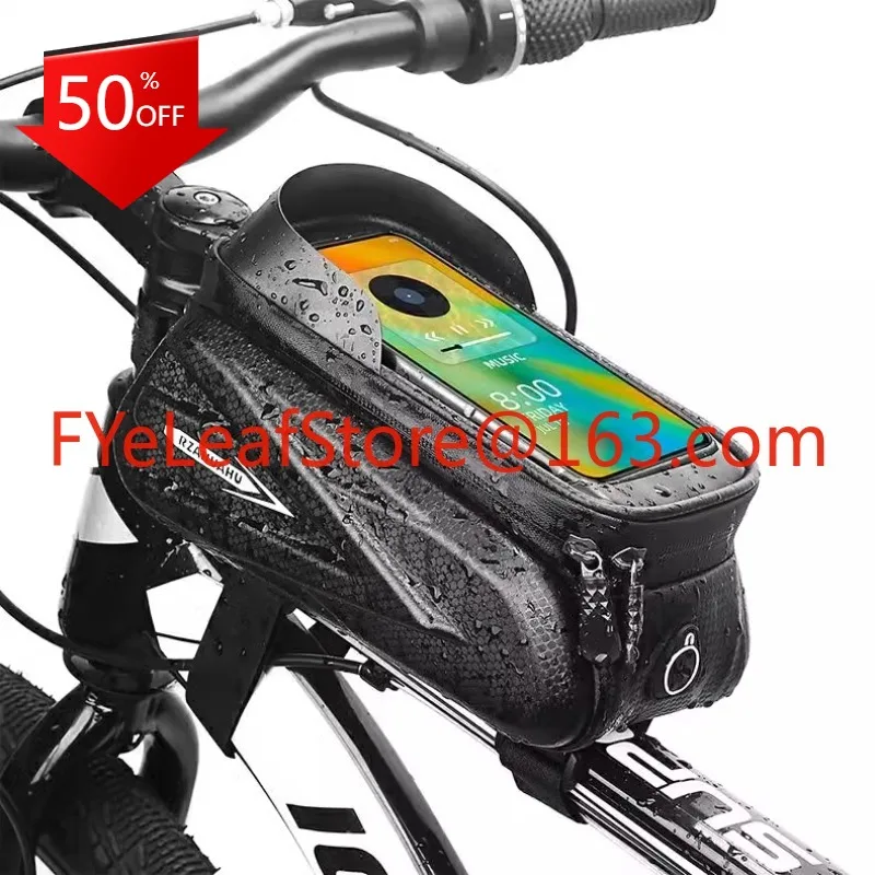 Bicycle front beam mobile phone storage bag hanging piggyback waterproof hanging bag cycling equipment accessories
Bicycle front beam mobile phone storage bag hanging piggyback waterproof hanging bag cycling equipment accessories