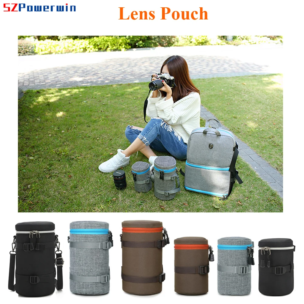 Powerwin Professional DSLR Camera Lens Pouch Waterproof Nylon Shockproof Inner Case Universal Protective Soft Padded Bag Cover
Powerwin Professional DSLR Camera Lens Pouch Waterproof Nylon Shockproof Inner Case Universal Protective Soft Padded Bag Cover