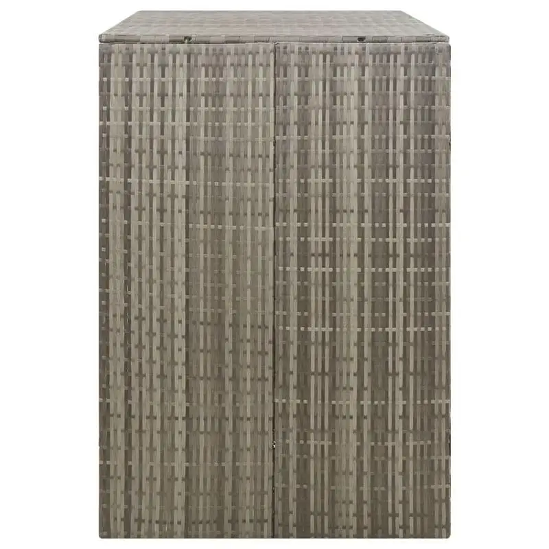 Double Wheelie Bin Shed Gray 55.1"x31.5"x46.1" Poly Rattan
Double Wheelie Bin Shed Gray 55.1"x31.5"x46.1" Poly Rattan