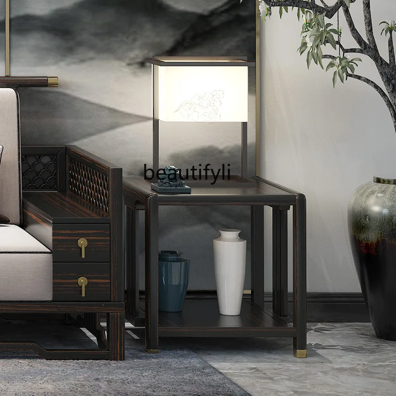 All solid wood corner few living room simple sofa side few storage small coffee table
All solid wood corner few living room simple sofa side few storage small coffee table