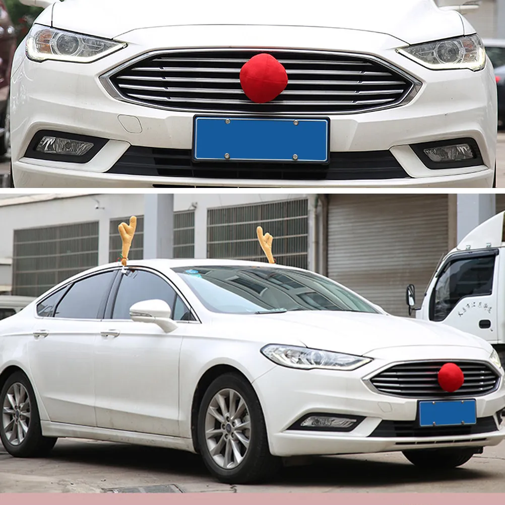 1Set Christmas Car Decor Reindeer Antlers Nose Xmas Ornament Jingle Bells Easy Attach Holiday Fun for All Cars Trucks Suv
1Set Christmas Car Decor Reindeer Antlers Nose Xmas Ornament Jingle Bells Easy Attach Holiday Fun for All Cars Trucks Suv