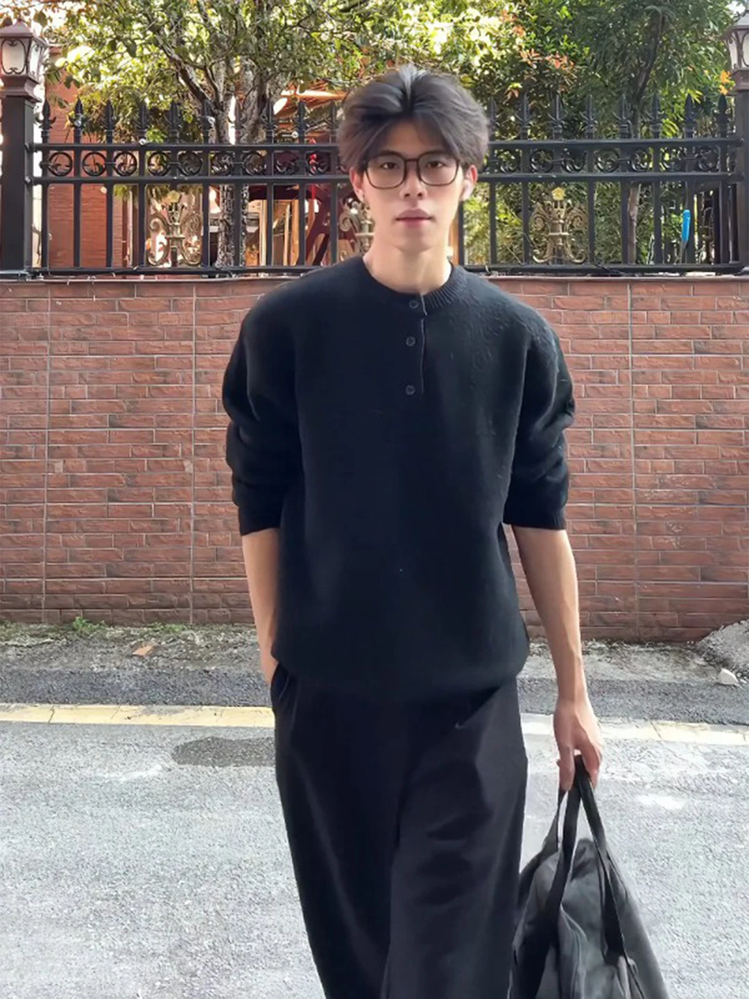 Мужской вязаный свитер Bla Lazy Henry Collar: осенне-зимняя коллекция, американский стиль, плотный, мягкий, с длинным рукавом, круглый вырез
Мужской вязаный свитер Bla Lazy Henry Collar: осенне-зимняя коллекция, американский стиль, плотный, мягкий, с длинным рукавом, круглый вырез