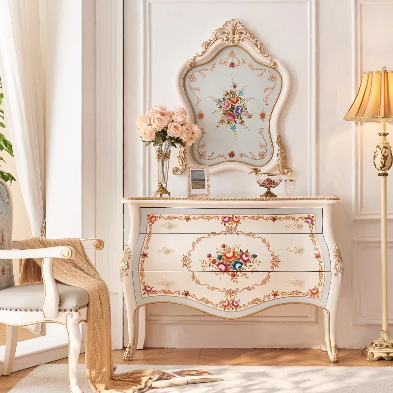 Bedroom European cream wind solid wood storage bedside bucket cabinet living room entrance decorative cabinet
Bedroom European cream wind solid wood storage bedside bucket cabinet living room entrance decorative cabinet