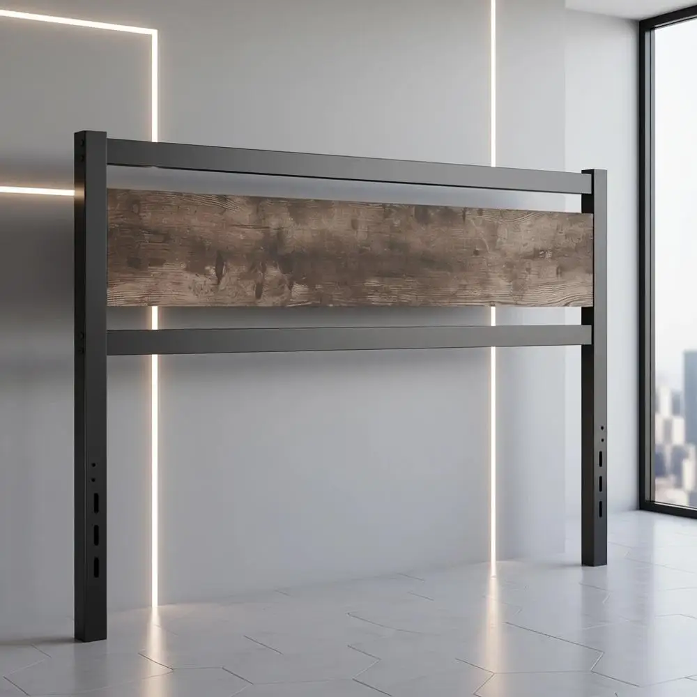 Durable Wooden Platform Bed with Metal Slats for Easy Assembly, Suitable for Twin XL, Queen, King Sizes
Durable Wooden Platform Bed with Metal Slats for Easy Assembly, Suitable for Twin XL, Queen, King Sizes