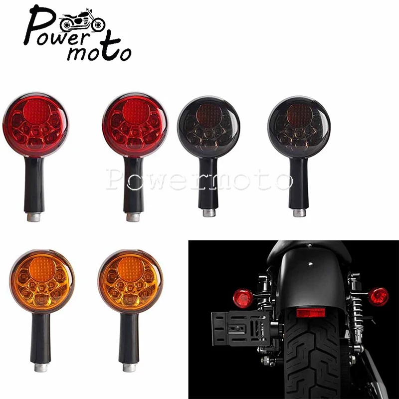 Motorcycle Chrome Rear Amber LED Turn Signal Light Blub Indicator Brake Running Tail Lamp For Harley Sportster XL883 1992-2022
Motorcycle Chrome Rear Amber LED Turn Signal Light Blub Indicator Brake Running Tail Lamp For Harley Sportster XL883 1992-2022
